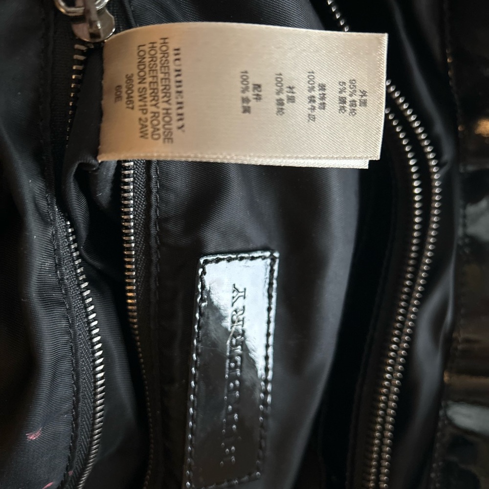 Burberry black checkered satchel - Picture 7 of 16